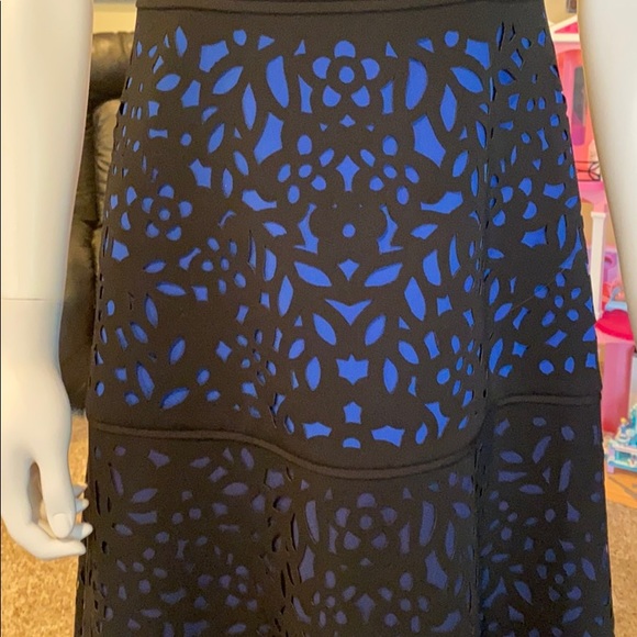 NWT-Antonio Melani Blue Ombre lazer cut dre - Picture 7 of 8